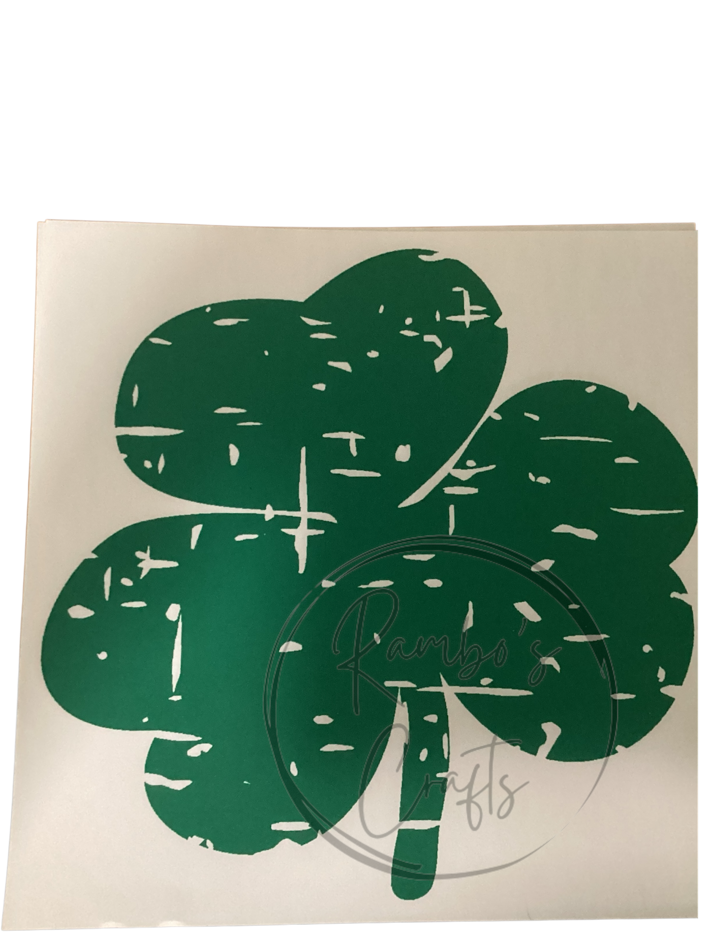 Green shamrock *design only*