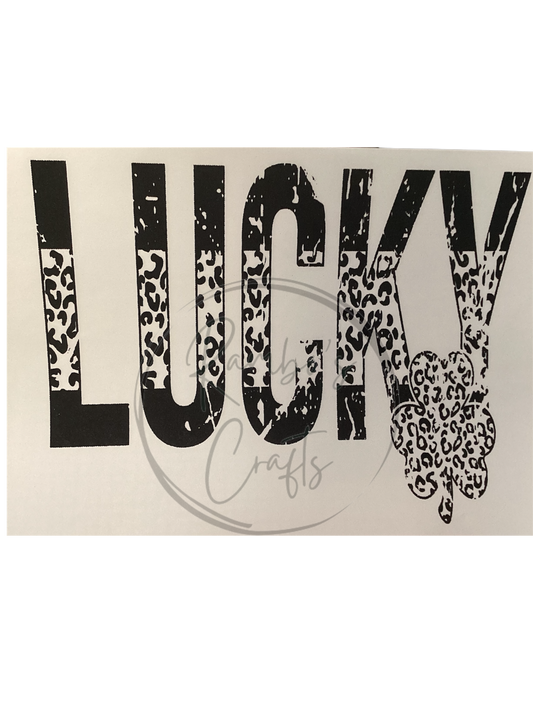 Black cheetah lucky *design only*