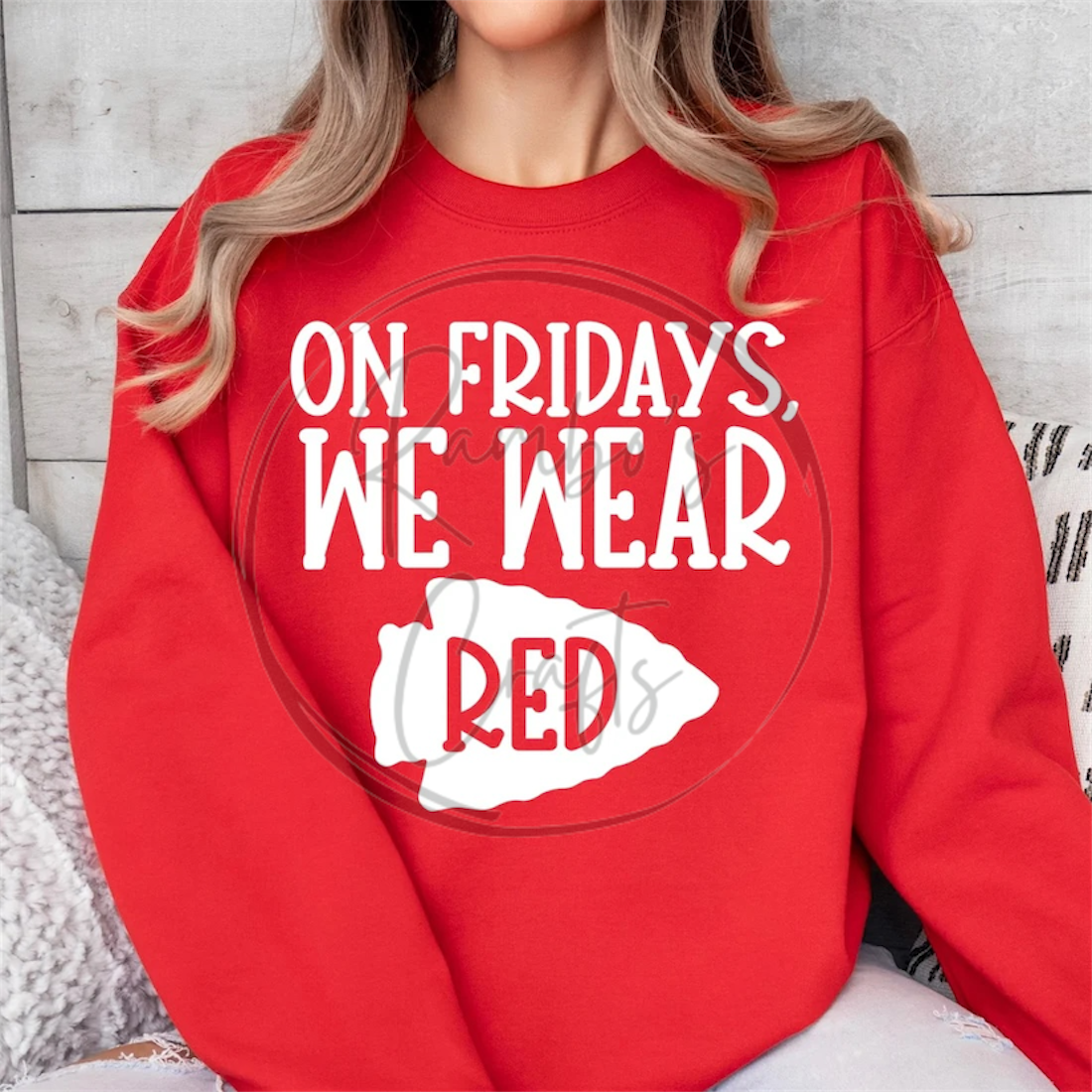 On Friday’s, we wear red *design only*