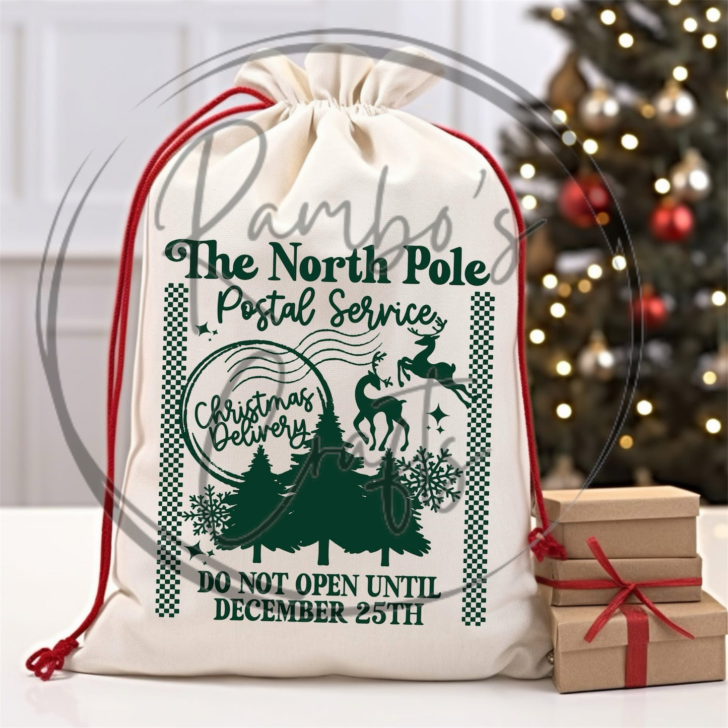 Santa sack Green