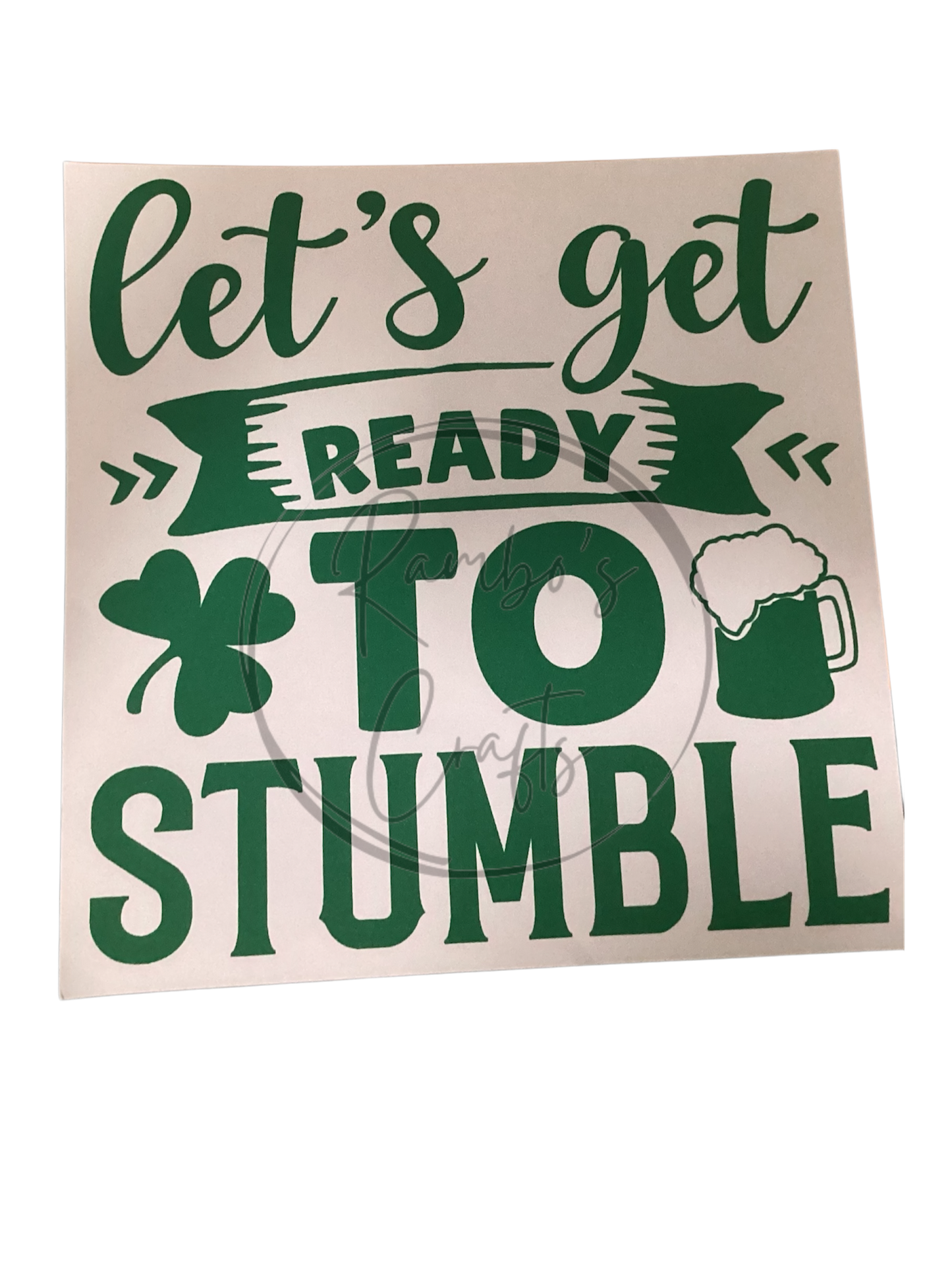 Green Stumble *Design only*