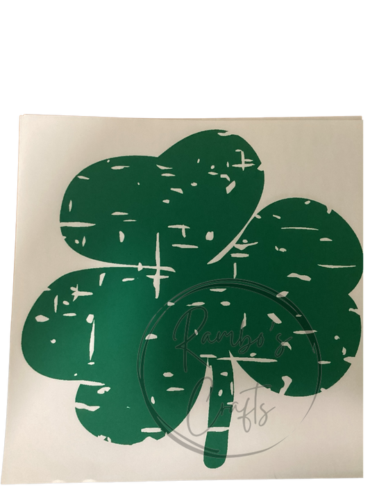 Green shamrock *design only*