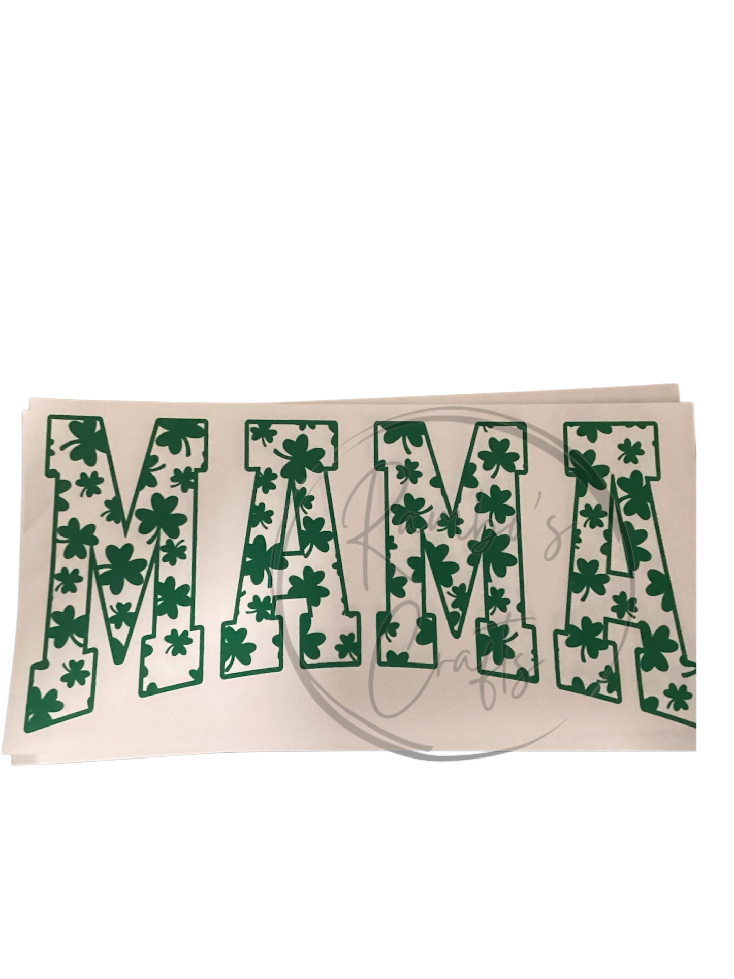 Mama Green Shamrock *design only*
