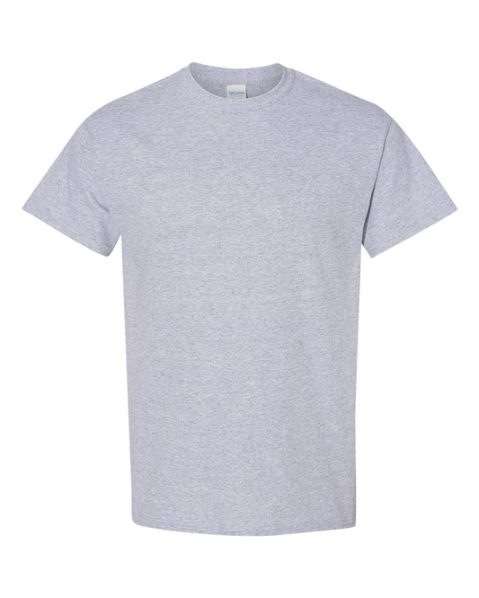 Sport grey Gildan heavy cotton t-shirt