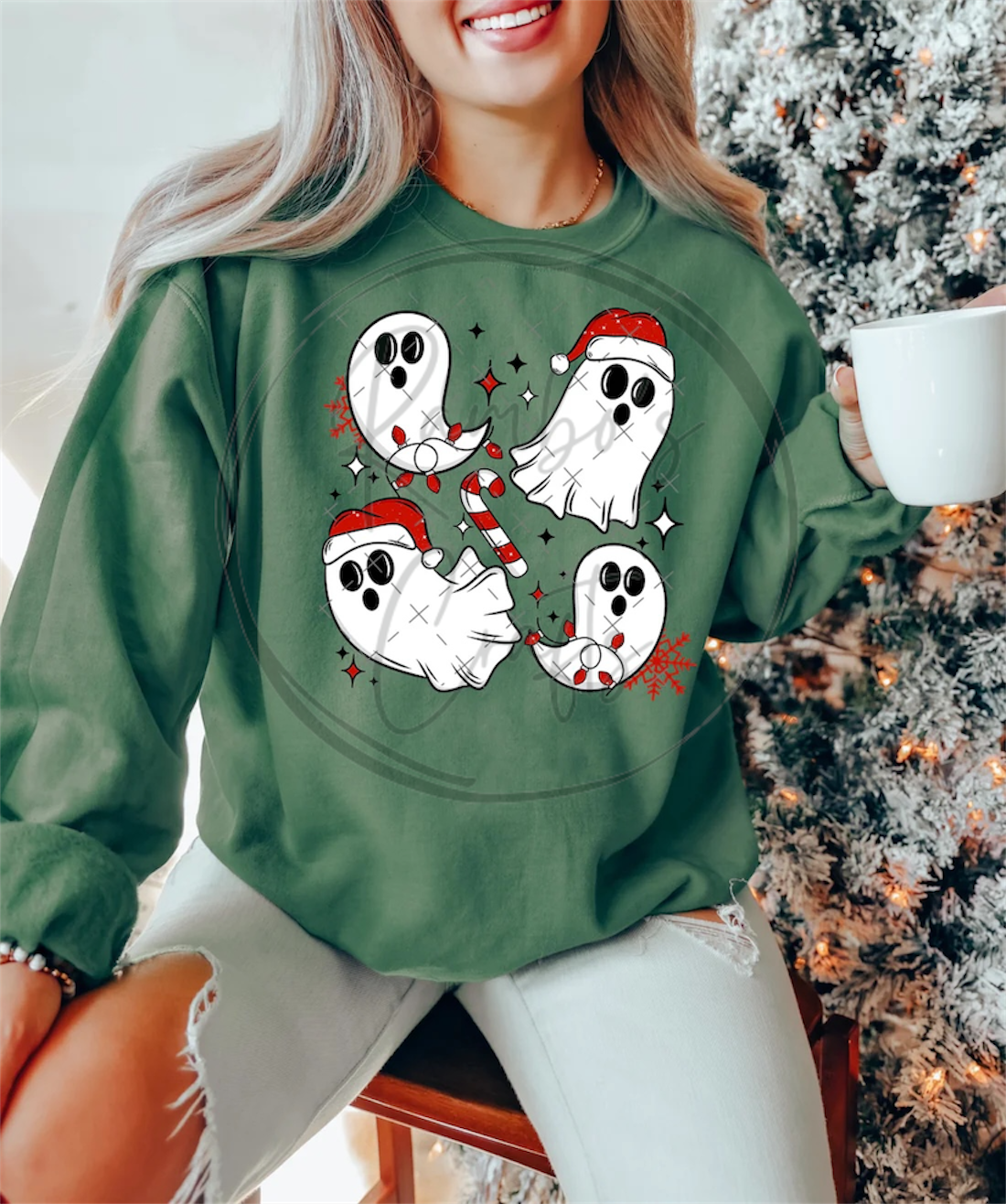 Christmas ghosties solid *design only*